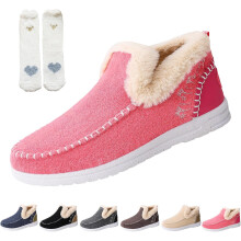Women's Orthopedic Fleece Slip-On Boots with Arch Support