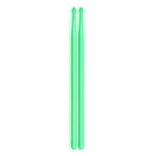 Glow-in-the-Dark Drumsticks 5A Nylon Green
