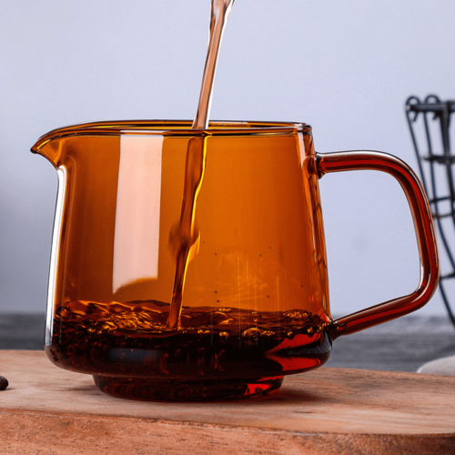 Hitzebeständiger Milchaufschäumkännchen aus Glas, 300 ml oder 500 ml 2