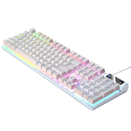 Mechanical Gaming Keyboard USB RGB Backlit White 1