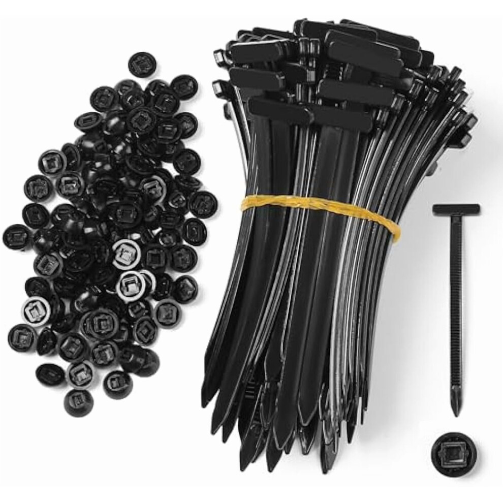 Nylon Universal Cable Ties T-Type Pin Button Uv Resistant 9097180039853