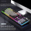 Mechanical Gaming Keyboard USB RGB Backlit Gray Black 3