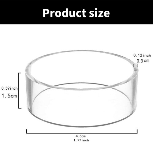 Acryl basketbal displaystandaard, transparant, 1 stuk 2