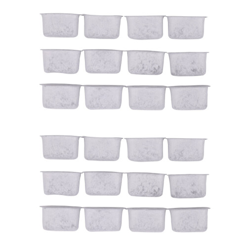 New 24Pcs Replacement Activated Charcoal Water Filters for  Coffee Machines