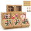 Cupcake Boxes with Window Brown 6x6x3in 50 pcs 1