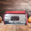 perfk Ψωμιέρα με Καπάκι Ρολού Μεγάλης Χωρητικότητας για Καφετέρια Κόκκινη 6