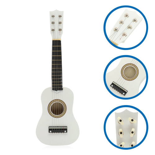 Masteelf Acoustic Guitar Wooden 21 Inch 6 String 1