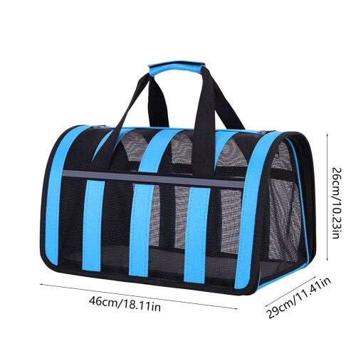 Pet Travel Backpack Breathable Mesh Large Capacity 2