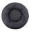 Round plush dog bed winter warm washable for small medium 1