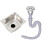 LOVIVER kitchen sink drop-in bar sink 37x32x14cm rustproof 2