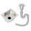 LOVIVER kitchen sink drop-in bar sink 37x32x14cm rustproof 5