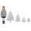Christmas Tree 3ft Unlit Spruce Pine with Foldable Stand 5
