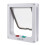 Cat Door for Thin Windows and Sliding Doors with 4-Way Lock 3