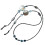 Perlebesat brilleremmer 70 cm 8