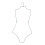 Présentoir à lingerie argenté pour maillots de bain 2
