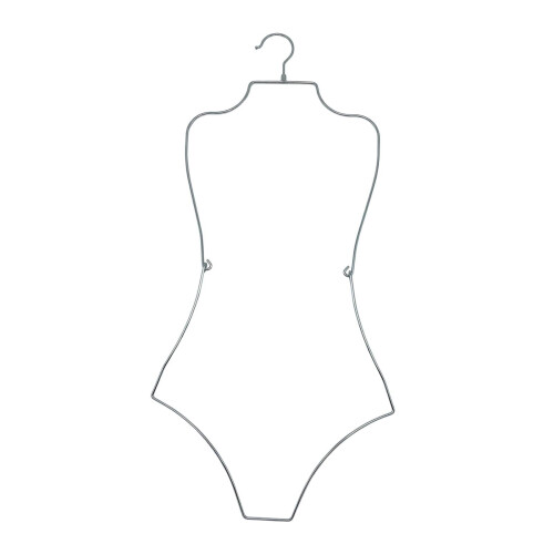 Présentoir à lingerie argenté pour maillots de bain 1