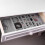 Earring Organizer Box Grey Velvet Stackable 7