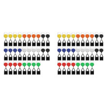 56 Pcs Retractable Lighter Holder Keychain Assorted Color, Lighter Keychains with Single Lighter Clip