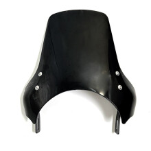 Motorcycle Windshield Windscreen Air Deflector for Speed 400 Scrambler 400 X Scrambler 400X 2024 Black