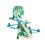 Dinosaur Climbing Slide Playground with Music Lights 5