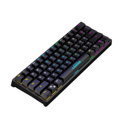 Banghong RGB backlit compact USB-C gaming keyboard black 1