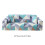 Housse de canapé extensible bleue pour causeuse, taille universelle, 1 pièce 3