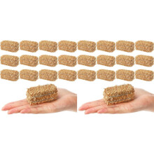 24 Pcs Hay Bales Fall Harvest Decorations Small Decorative Straw Bale for Dollhouse,Western Themed Party Decor