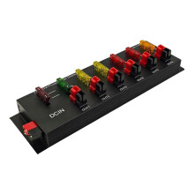RV Accessories 1 in 6 Connector Power Divider Power Board,40A Power Pole Distribution Block,Powerpole Distribution Block