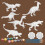 Dinosaur 3D Painting Set for Kids Ages 3-7 2