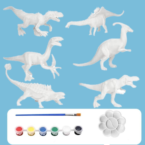 Dinosaur 3D Painting Set for Kids Ages 3-7 2