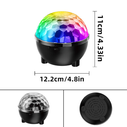 LED Stage Lamp Colorful Rotating Remote Control Mood Light 2