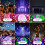 LED stage lights with sound control and remote 7