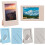 Photo Frames Plastic 2x3 Inch 6-Pack Pink Blue Yellow 1