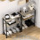 Slim 2-Tier Side Table White 2