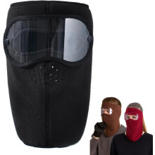 Óculos de proteção contra o vento com forro de lã para inverno, para homens e mulheres.