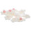 Λευκά Πλεκτά Λουλούδια 10 τεμάχια 1