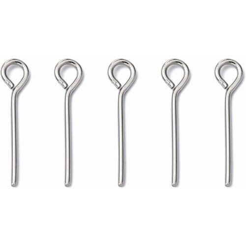 Spilli ad occhiello in acciaio inox 304, 15 mm, 220 pezzi