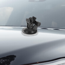 Saugnapfhalterung für Dashcam, schwarz, Kunststoff/Metall, 1 Stück