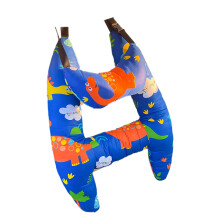 H-förmiges Kinderautositzkissen mit Hasenmotiv, 1 Stück