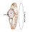 Willtoo Quartz Analog Ring Watch Steel Elastic 2