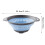 Collapsible PP Silicone Strainer for Pasta and Veggies 2