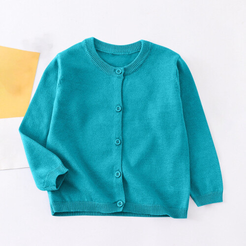 Kinder-Strickjacke, hellblau, 7-8 Jahre 1