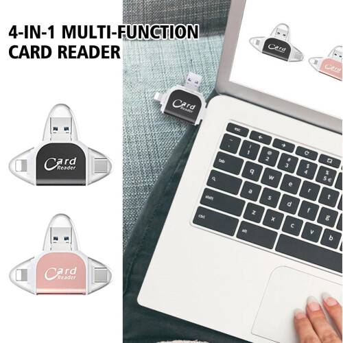 SD TF card reader 4-in-1 USB adapter 1