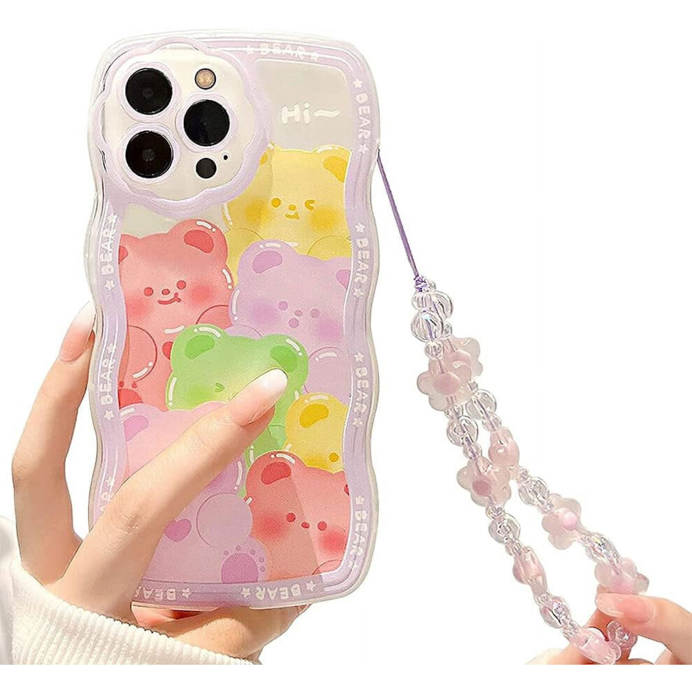Bear Charm Iphone 13 Pro Max Case Matte Tpu Shockproof With 9341593935937