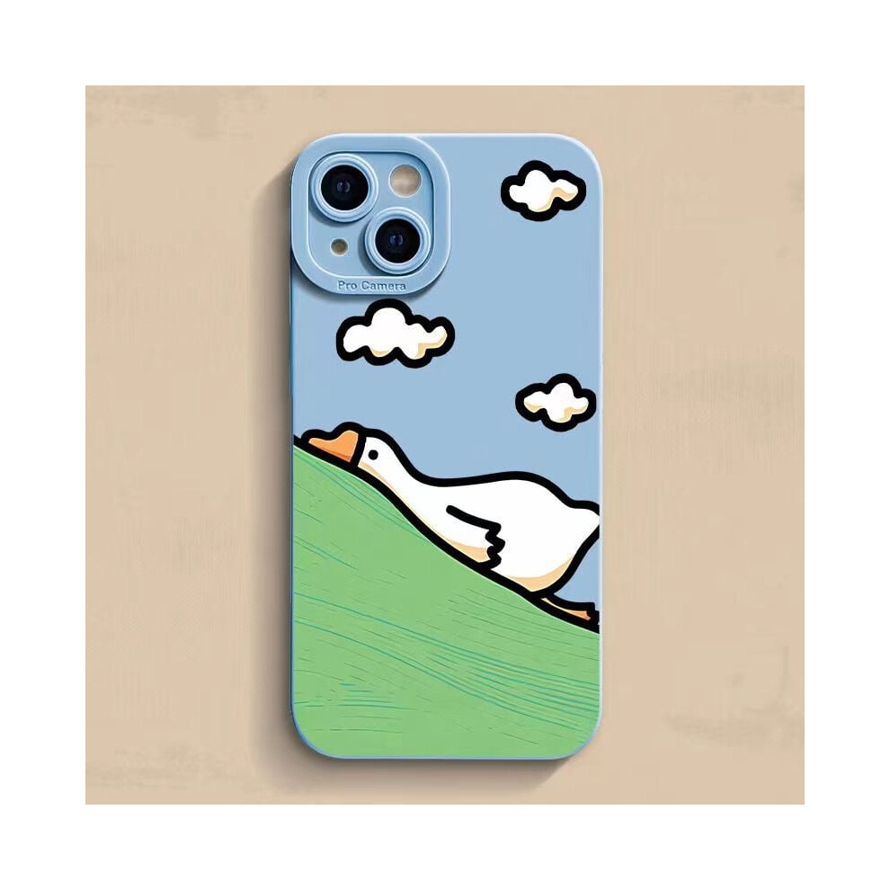 Cartoon Duck Silicone Case For Iphone 15Â7, Se2, XâXr 9341593943871