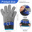 Cut Resistant Gloves Stainless Steel Wire 4PCS 2
