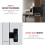 AEVXKHI wireless doorbell mount bracket 4 pcs 4