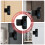 AEVXKHI wireless doorbell mount bracket 4 pcs 8