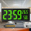 Digital Wall Clock Green Large Display 6