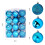 Ailao Christmas tree ball ornaments blue 24 pcs 4